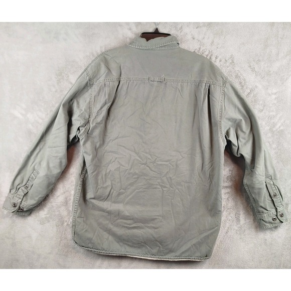 Levis Strauss Trucker Button Jacket Sherpa Lined Olive Green Mens Sz Large - Picture 4 of 15